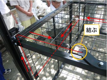 イノシシ捕獲用箱わなの組み立て方について イノシシ対策の知恵袋