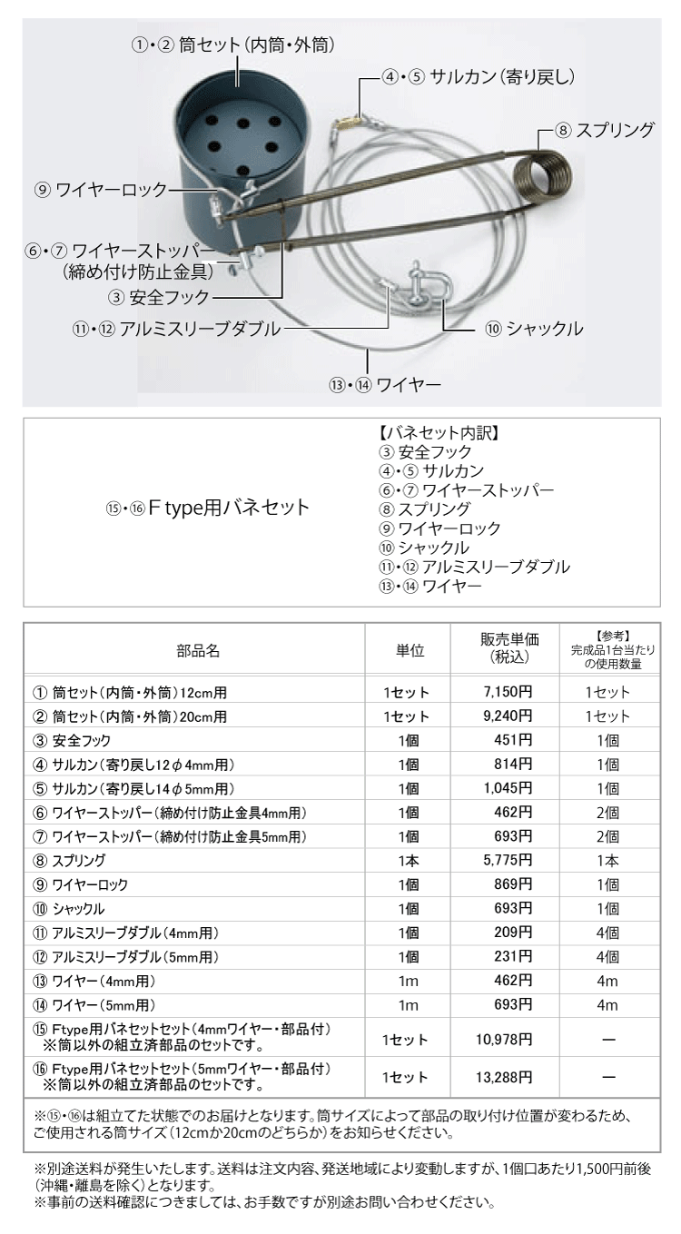 栄ヒルズ 足くくり罠(5mm・20?) F type No.608 IS-8